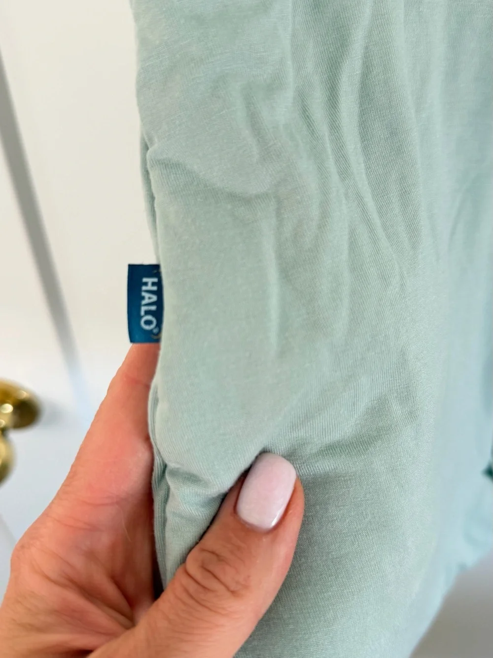 HALO Sleepsack Buttery Soft Rayon from Bamboo Wearable Blanket Sage 0-6M Small